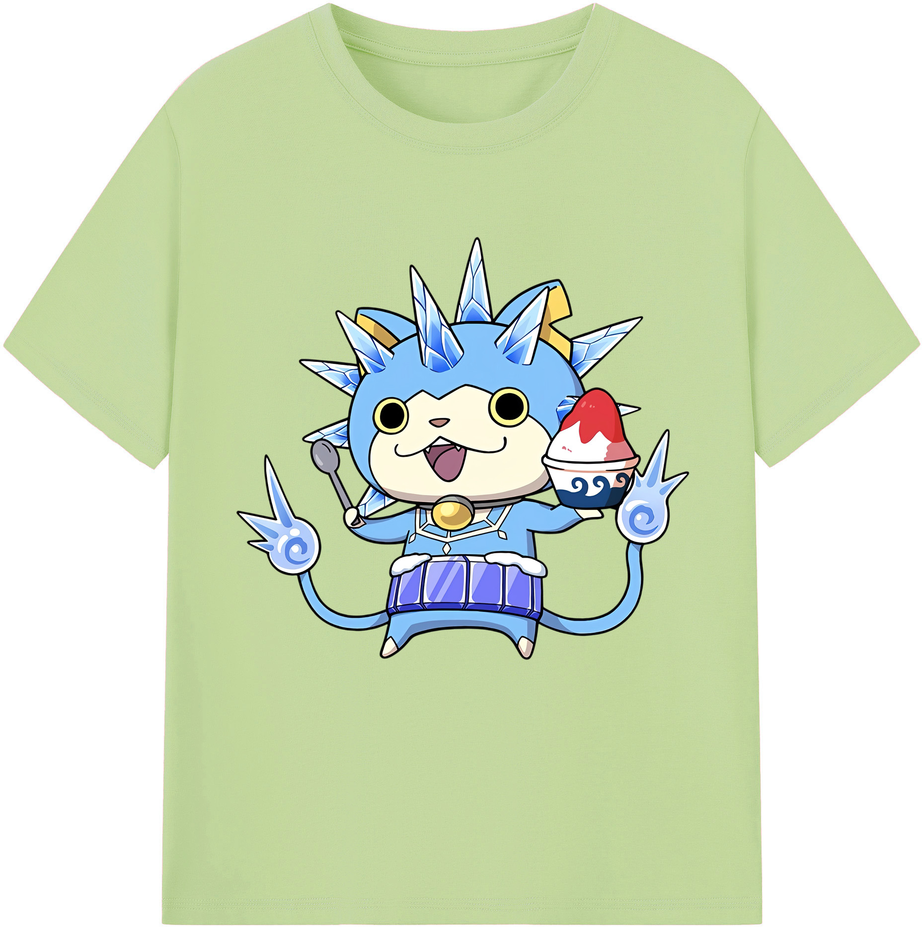 （画像用） 妖怪ウォッチ Yo-kai Watch 綿100％半袖Tシャツ（フロントプリント）